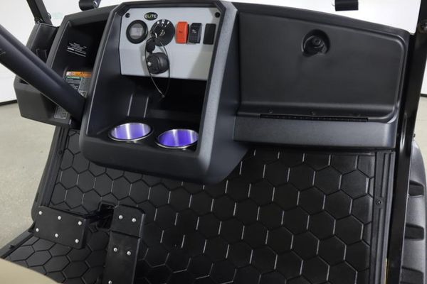 Ergonomic dash and USB ports on the 2025 EZ-GO Liberty